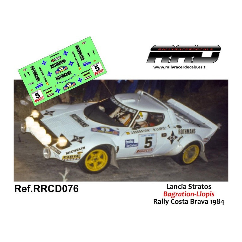 Lancia Stratos Bagration-Llopis Rally Costa Brava 1984