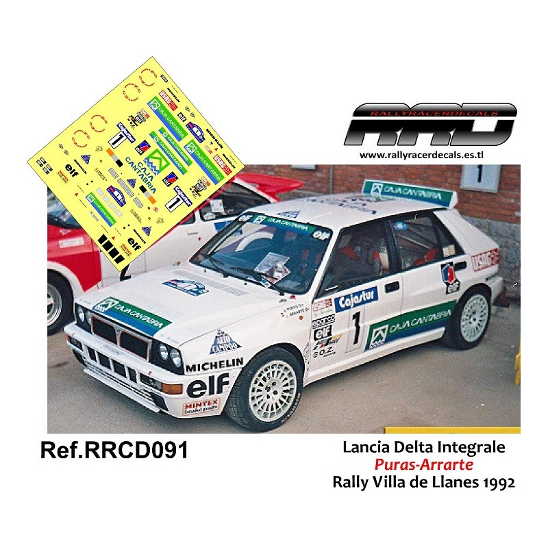 Lancia Delta Integrale Puras-Arrarte Rally Villa de Llanes 1992