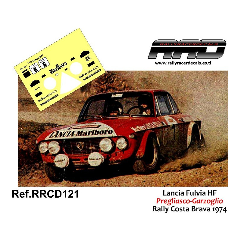 Lancia Fulvia Pregliasco-Garzoglio Rally Costa Brava 1974