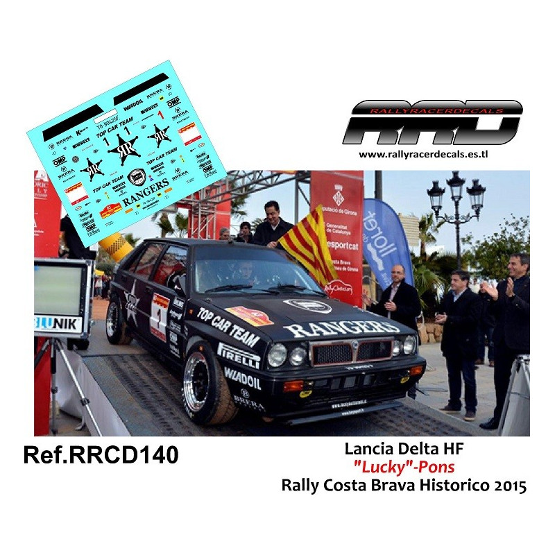 Lancia Delta Integrale Lucky-Pons Rally Costa Brava 2015