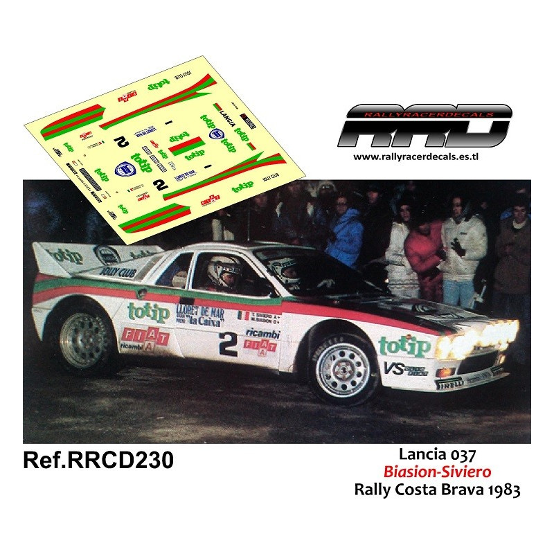 Lancia 037 Biasion-Siviero Rally Costa Brava 1983