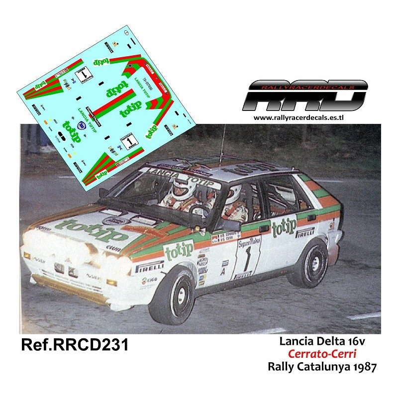 Lancia Delta 16v Cerrato-Cerri Rally Catalunya 1987