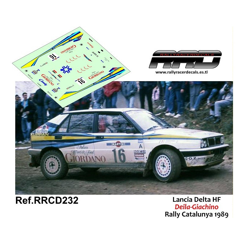 Lancia Delta HF Deila-Giachino Rally Catalunya 1989