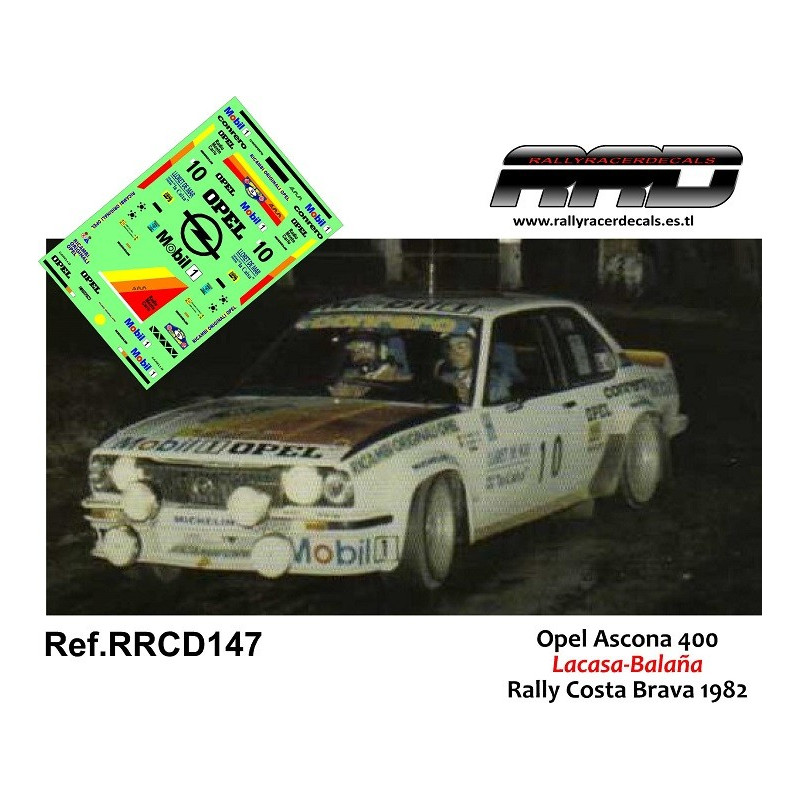 Opel Ascona 400 Lacasa-Balaña Rally Costa Brava 1982