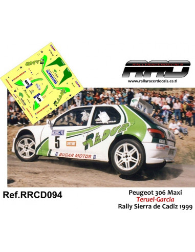Peugeot 306 Maxi Teruel-Garcia Rally Sierra de Cadiz 1999