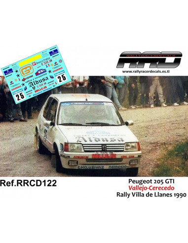 Peugeot 205 GTI Vallejo-Cerecedo Rally Villa de Llanes 1990