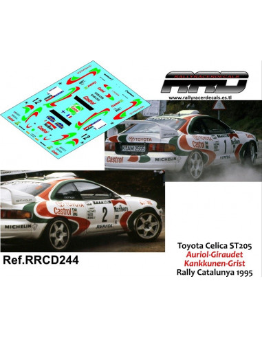Toyota Celica ST205 Kankkunen-Grist Auriol-Giraudet Rally Catalunya 1995