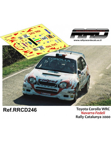 Toyota Corolla WRC Navarra-Fedeli Rally Catalunya 2000