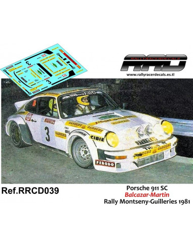 Porsche 911 SC Balcazar-Martin Rally Montseny Guilleries 1981