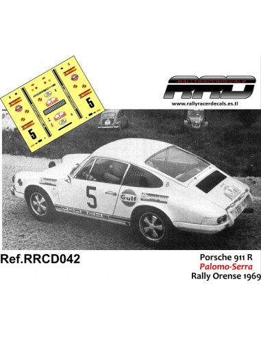 Porsche 911R Palomo-Serra Rally Orense 1969