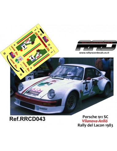 Porsche 911 SC Vilanova-Anllo Rally del Lacon 1983