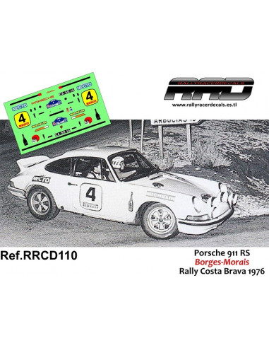 Porsche 911 RS Borges-Morais Rally Costa Brava 1976