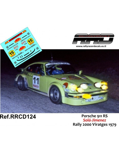 Porsche 911 Sola-Jimenez Rally 2000 Viratges 1979