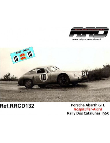 Porsche Abarth GTL Hospitalier-Alard Rally Dos Cataluñas 1965