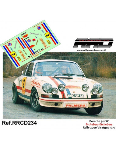 Porsche 911 Etchebers-Etchebers Rally 2000 Viratges 1975
