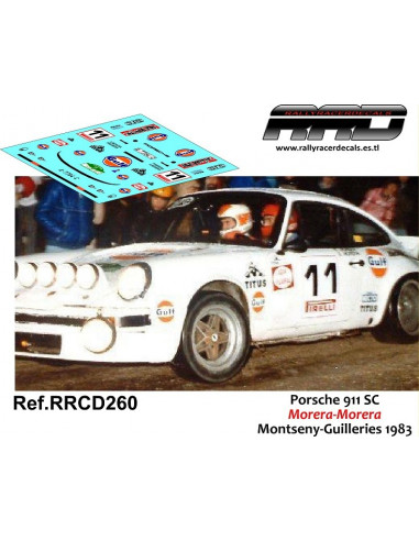 Porsche 911 SC Morera-Morera Criterium Montseny Guilleries 1983