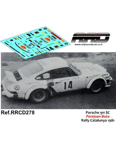 Porsche 911 SC Perejoan-Boto Rally Catalunya 1981
