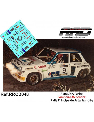 Renault 5 Turbo Fombona-Menendez Rally Principe de Asturias 1984