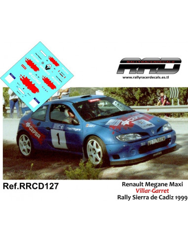 Renault Maxi Megane Villar-Garret Rally Sierra de Cadiz 1999