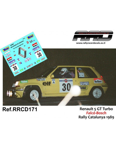 Renault 5 GT Turbo Falco-Bosch Rally Catalunya 1989