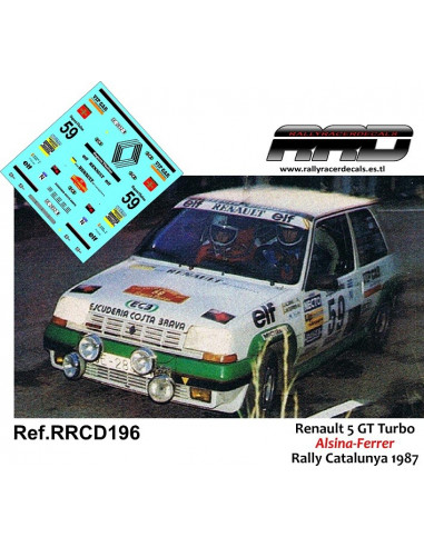 Renault 5 GT Turbo Alsina-Ferrer Rally Catalunya 1987