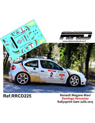 Renault Megane Maxi Domingo-Venceslao Rallysprint Sant Julia 2015