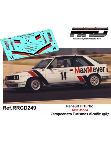 Renault 11 Turbo Jose Mora Alcañiz 1987