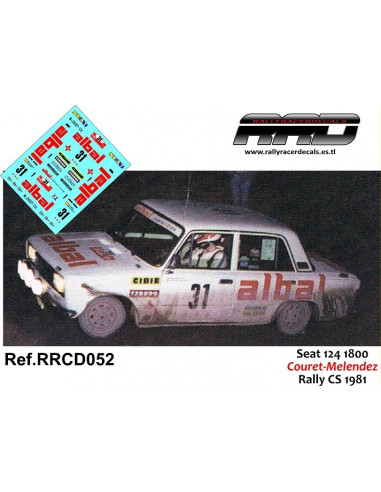 Seat 124 1800 Couret-Melendez Rally CS 1981