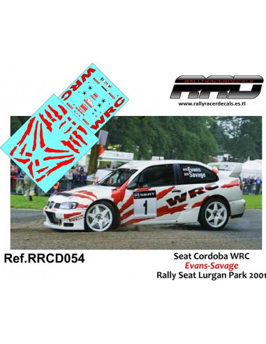 Seat Cordoba WRC Evans-Savage Rally Seat Lurgan Park 2001