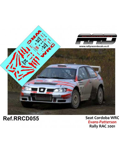 Seat Cordoba WRC Evans-Patterson Rally RAC 2001