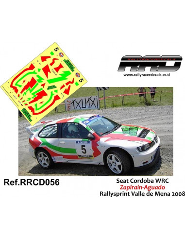 Seat Cordoba WRC Zapirain-Aguado Rallysprint Valle de Mena 2008