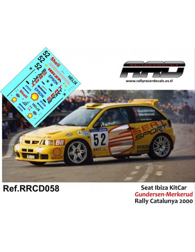 Seat Ibiza KitCar Menkerud-Gundersen Rally Catalunya 2000