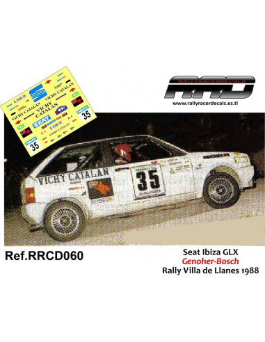Seat Ibiza GLX Genoher-Bosch Rally Villa de Llanes 1988