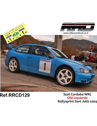 Seat Cordoba WRC Olle-Izquierdo Rallysprint Sant Julia 2004