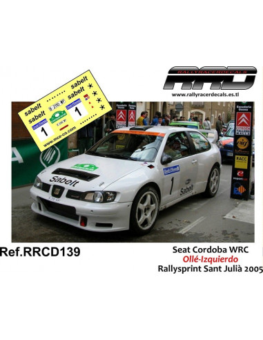 Seat Cordoba WRC Olle-Izquierdo Rallysprint Sant Julià 2005