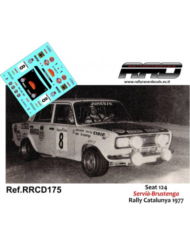 Seat 124 Servia-Brustenga Rally Catalunya 1977