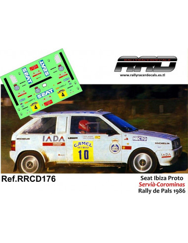 Seat Ibiza Bimotor Proto Servia-Corominas Rally de Pals 1986