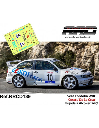 Seat Cordoba WRC Gerard De La Casa Pujada a Alcover 2017