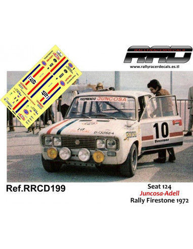 Seat 124 Juncosa-Adell Rally Firestone 1972