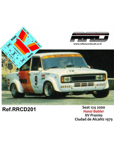 Seat 124 2000 Babler XV Premio Ciudad de Alcañiz 1979