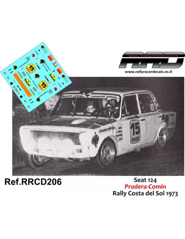 Seat 124 Pradera-Comin Rally Costa del Sol 1973