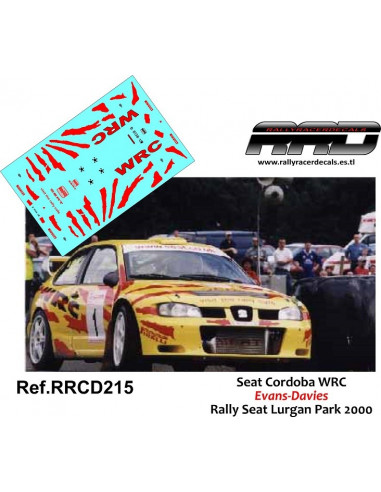 Seat Cordoba WRC Evans-Davies Seat Lurgan Park 2000