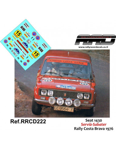 Seat 1430 Servia-Sabater Rally Costa Brava 1976