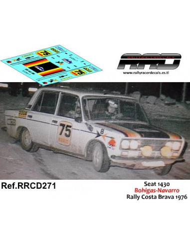 Seat 1430 Bohigas-Navarro Rally Costa Brava 1976