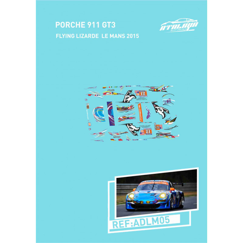 Porsche 911 GT3 Flying LizardLe Mans 2015