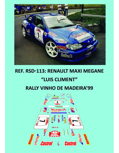 Renault Maxi Megane Climent Madeira 1999