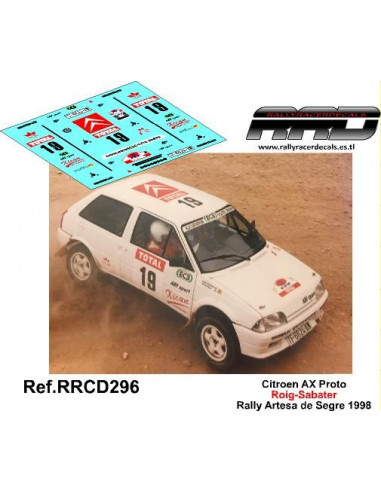 Citroen AX Proto Roig-Sabater Rally Artesa de Segre 1998