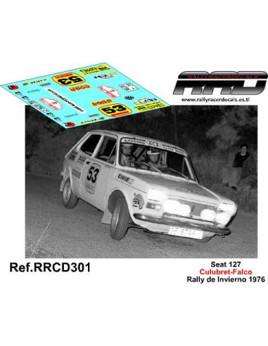 Seat 127 Culubret-Falco Rally de Invierno 1976