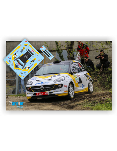 Opel Adam R2 Esteban Vallin & Borja Odriozola Rallye Ferrol 2016.