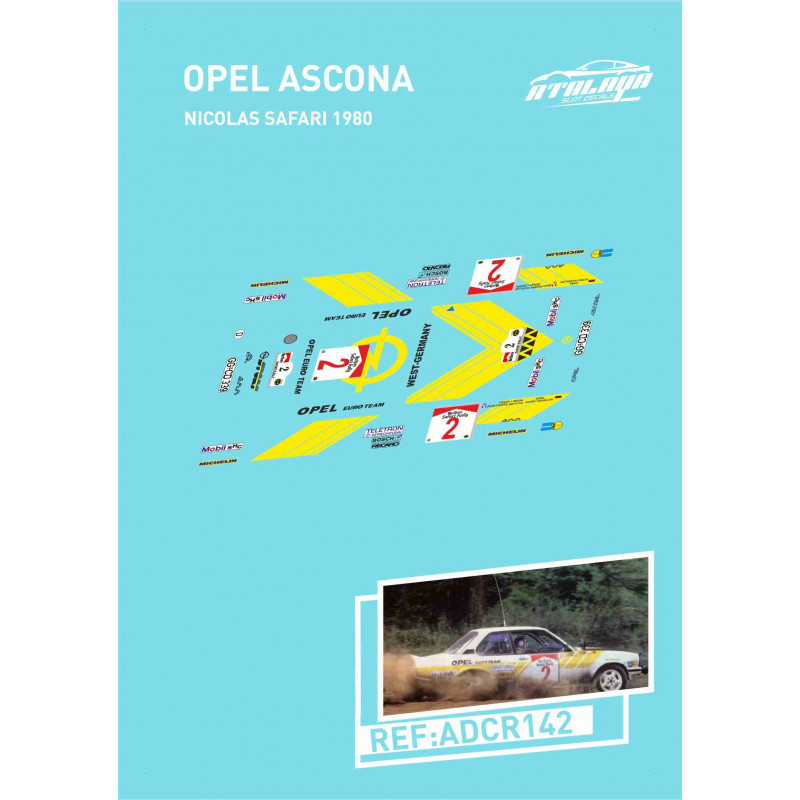 Opel Ascona Nicolas Safari 1980
